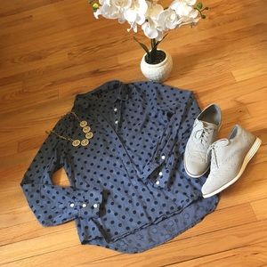 ⭐️ J. Crew Women's Polka Dot Buttoned Shirt